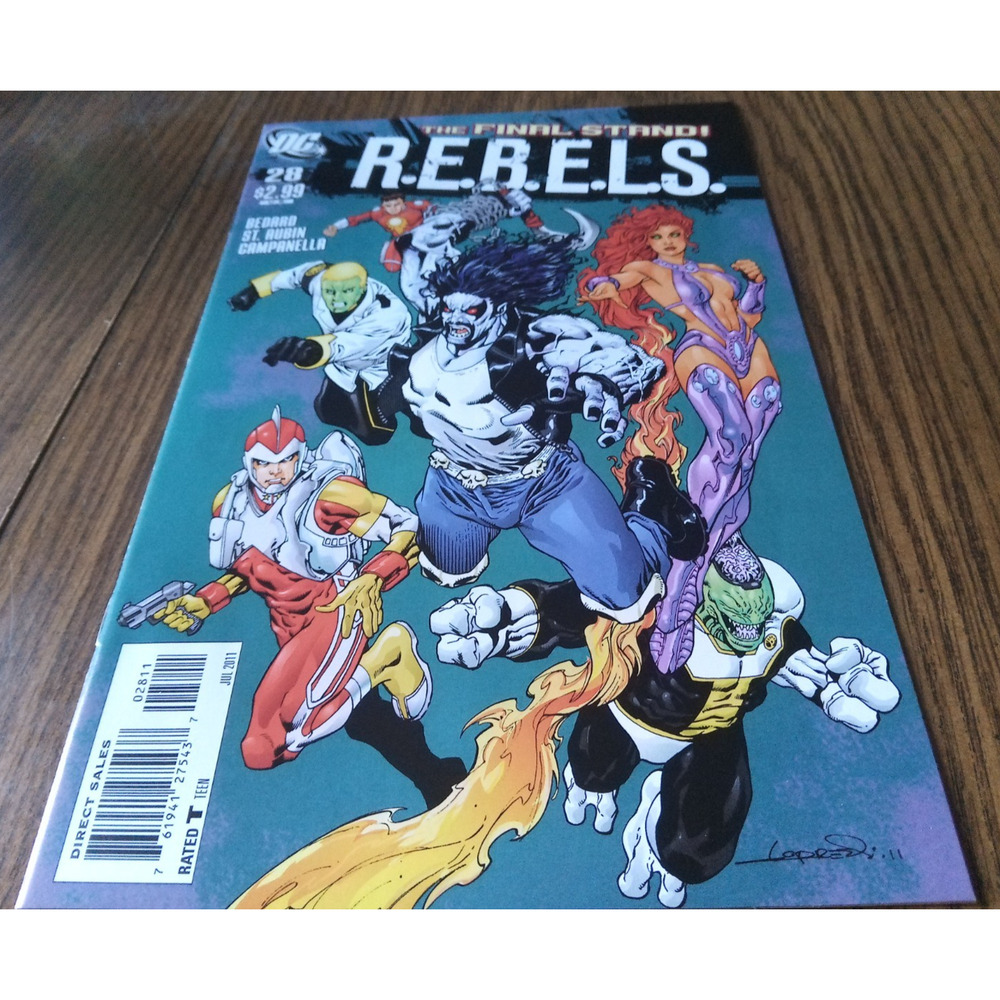 R.E.B.E.L.S. #28 (July 2011 DC Comics)